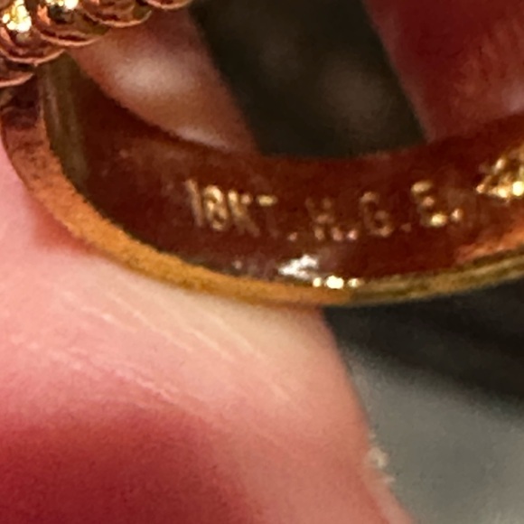 Vintage 18K Gold and Opal ring. - Picture 3 of 3